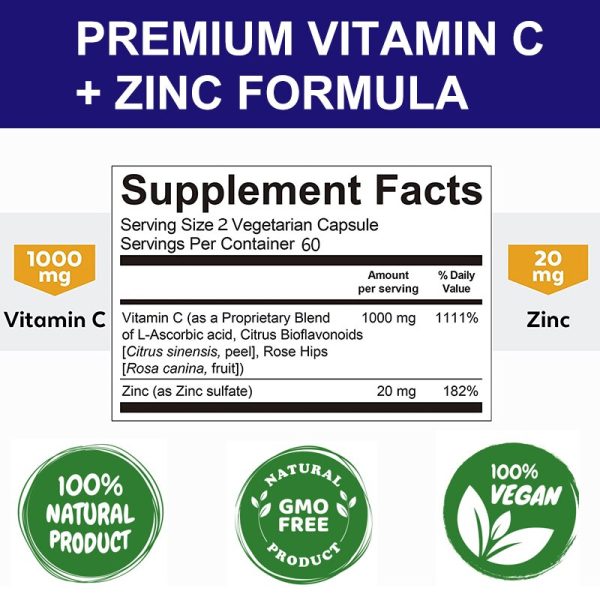 Calcium Magnesium Zinc Capsules Vitamin C Strong Bones Teeth Heart ...