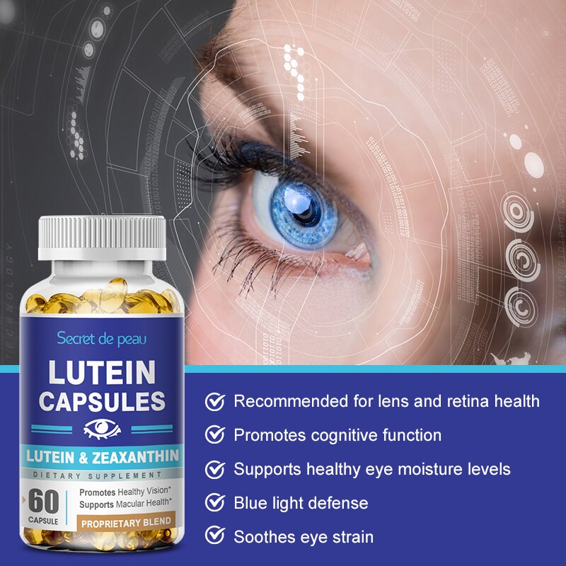 SDP Eye Vitamin Lutein Capsules Contain Zeaxanthin Supplements To
